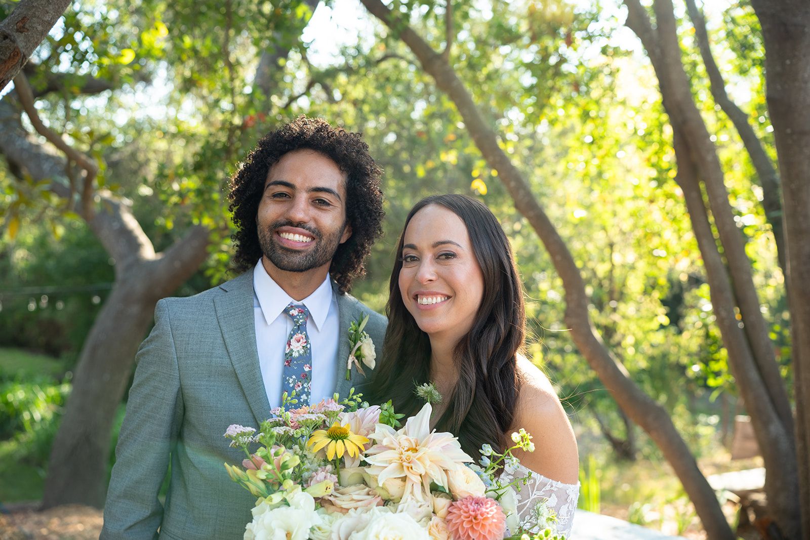 lower-lawn ceremony at olema house, Family Portraits Along Olema Creek