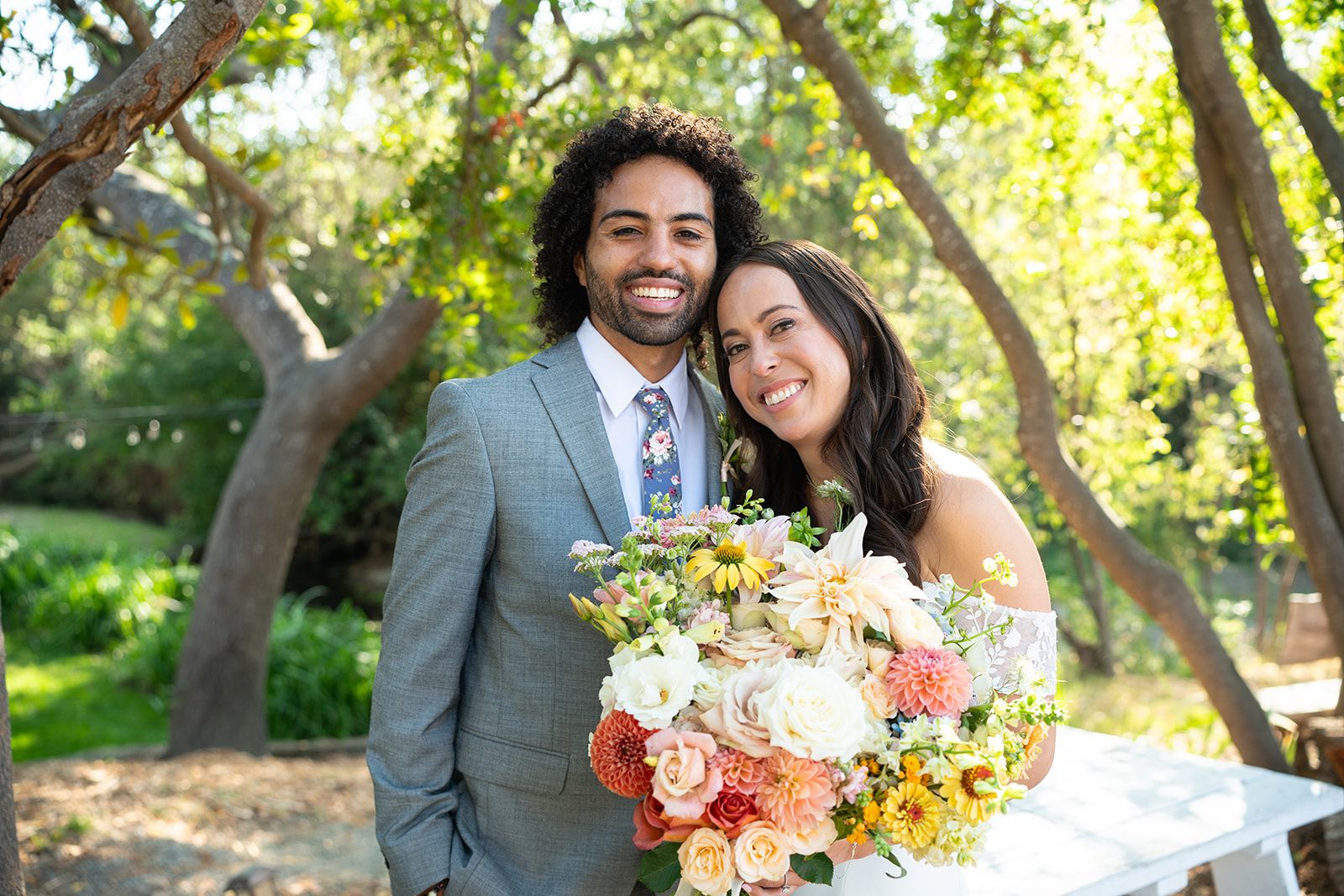 lower-lawn ceremony at olema house, Family Portraits Along Olema Creek