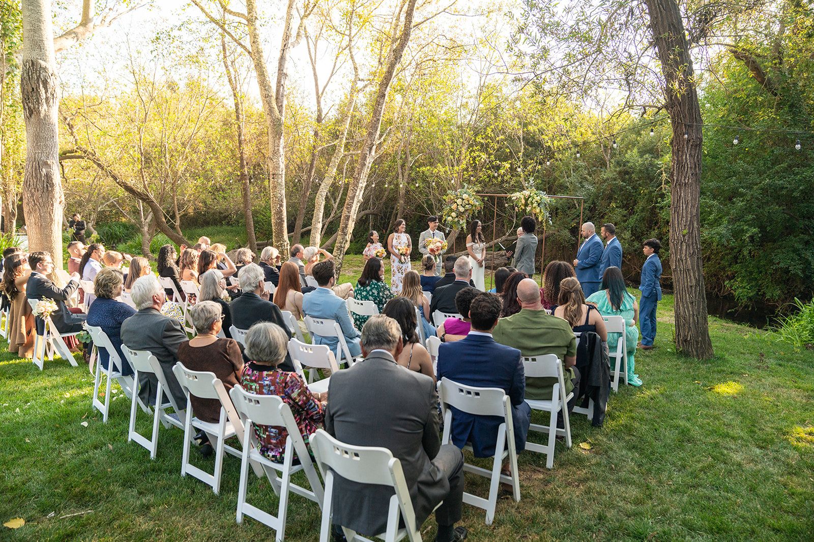lower-lawn ceremony at olema house, The Lower-Lawn Ceremony at Olema House