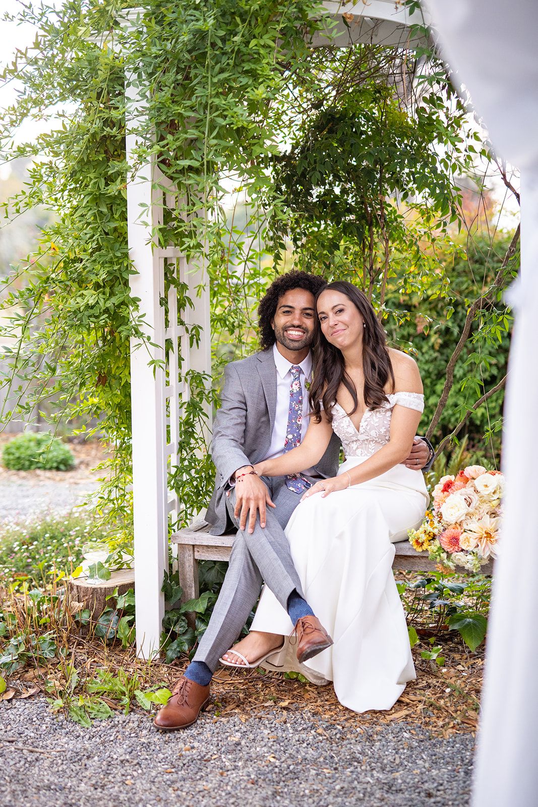 lower-lawn ceremony at olema house, Family Portraits Along Olema Creek