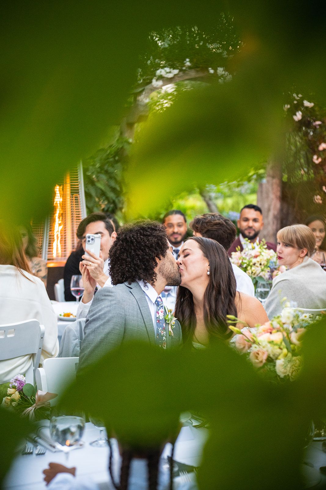 lower-lawn ceremony at olema house, Speeches, First Dance, and the Tavern