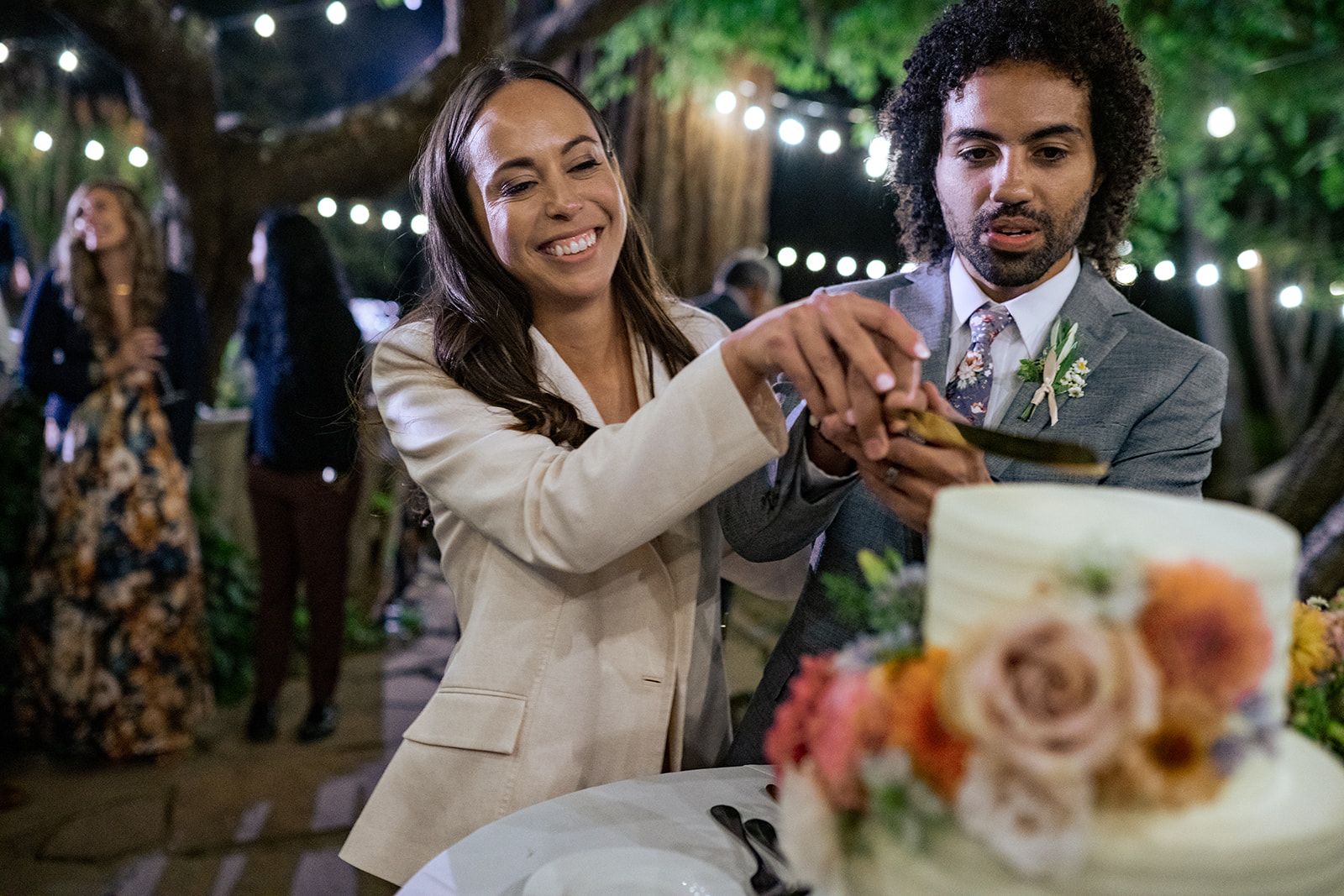 lower-lawn ceremony at olema house, Speeches, First Dance, and the Tavern