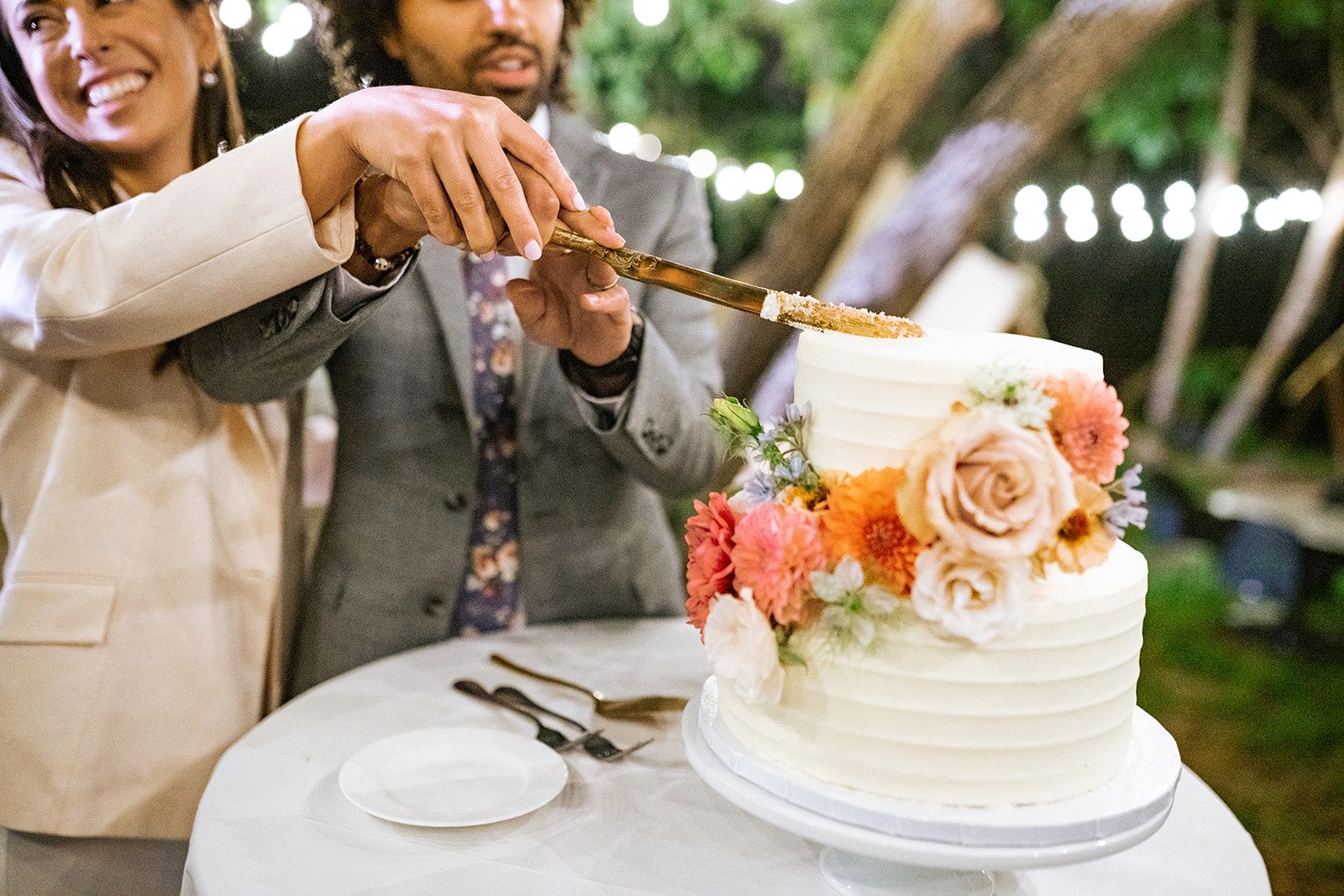 lower-lawn ceremony at olema house, Speeches, First Dance, and the Tavern
