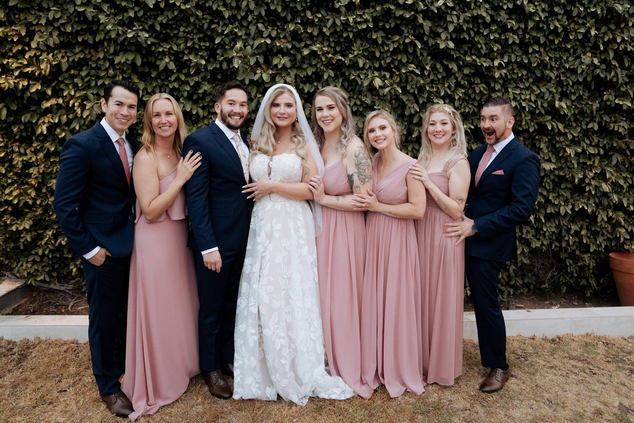 lower-lawn ceremony at olema house, Family Portraits Along Olema Creek