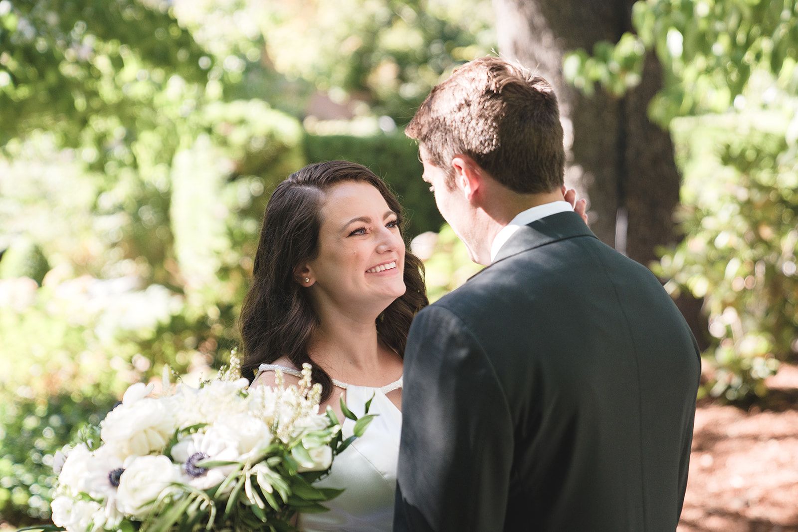 redwoods elopement at old mill park, mill valley, Getting Ready Before the Grove