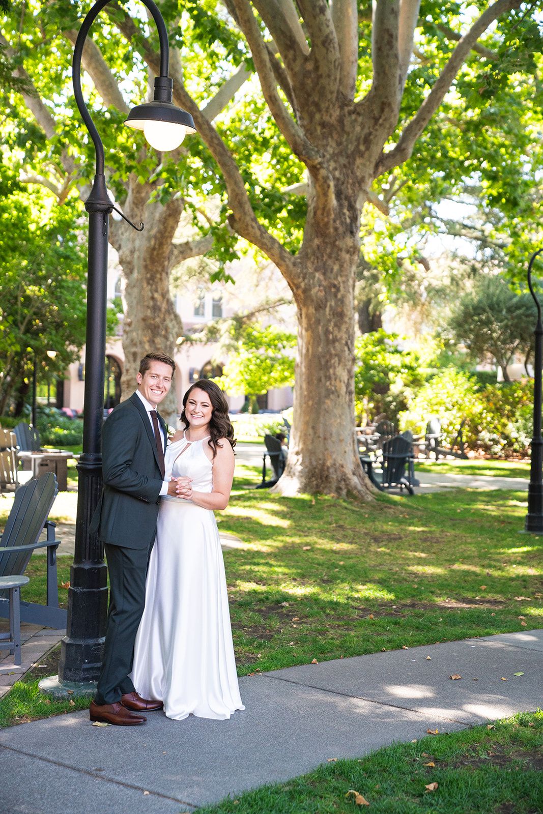 redwoods elopement at old mill park, mill valley, Getting Ready Before the Grove
