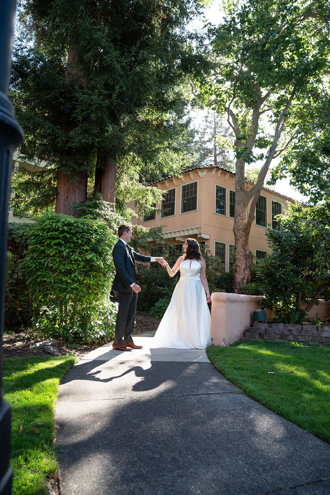 redwoods elopement at old mill park, mill valley, An Elopement Ceremony in the Old Mill Park Amphitheater