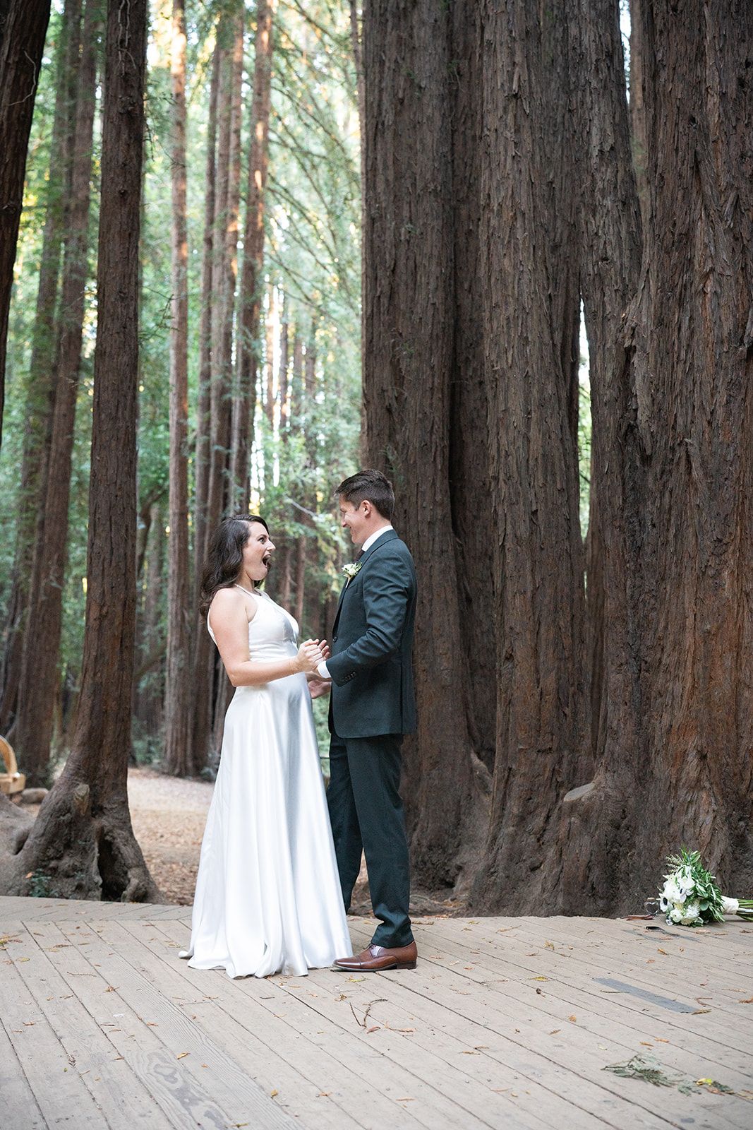 elopement at Old Mill Park in Mill Valley, An Outdoor Ceremony at Old Mill Park, Mill Valley