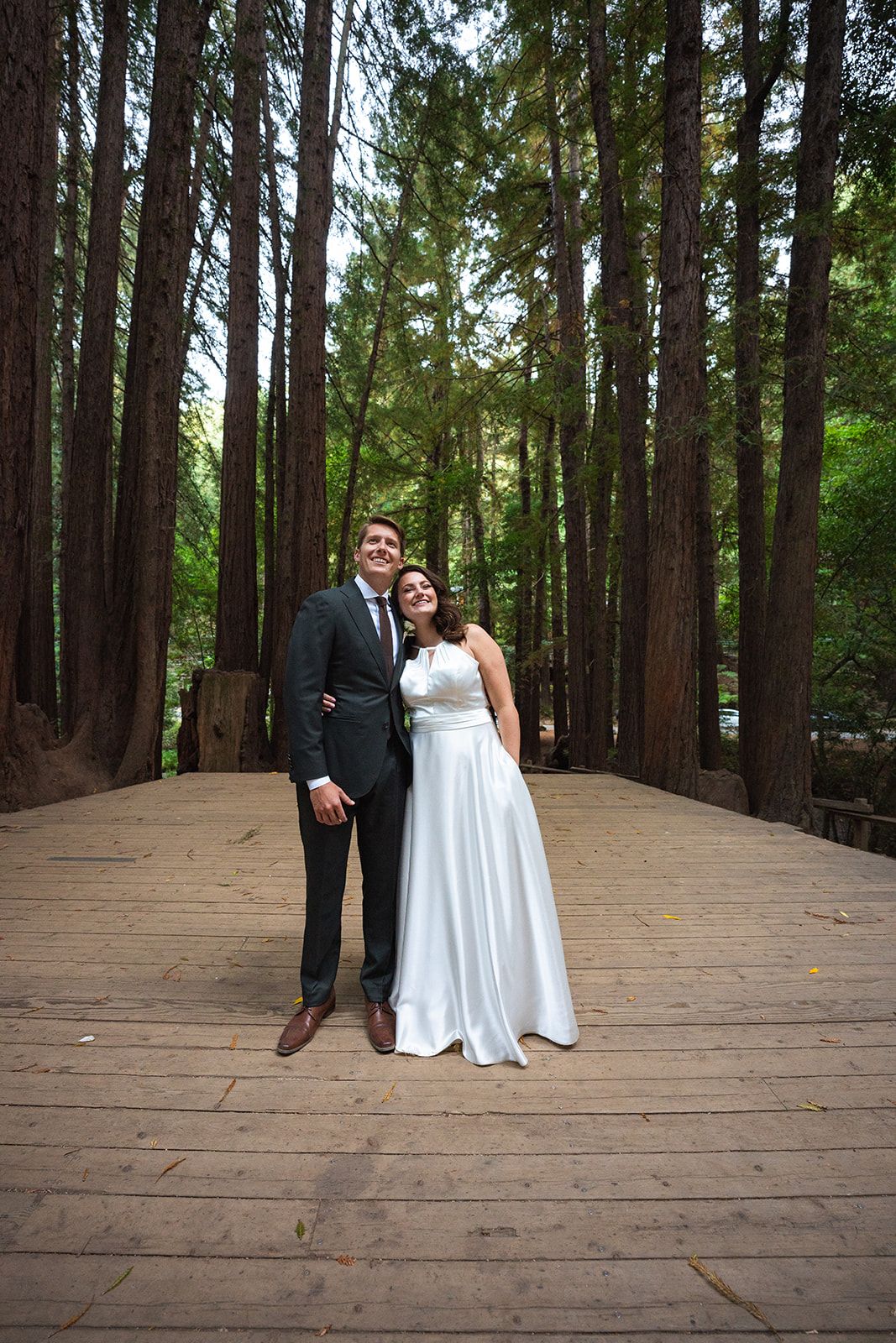 redwoods elopement at old mill park, mill valley, An Elopement Ceremony in the Old Mill Park Amphitheater