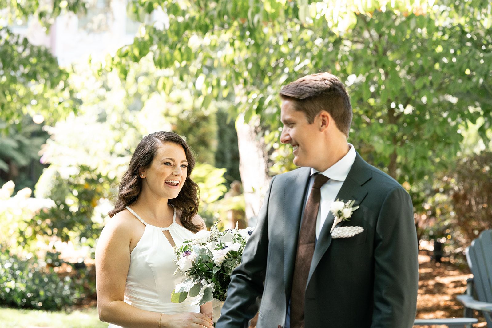 redwoods elopement at old mill park, mill valley, Portraits Through the Old Mill Park Redwoods