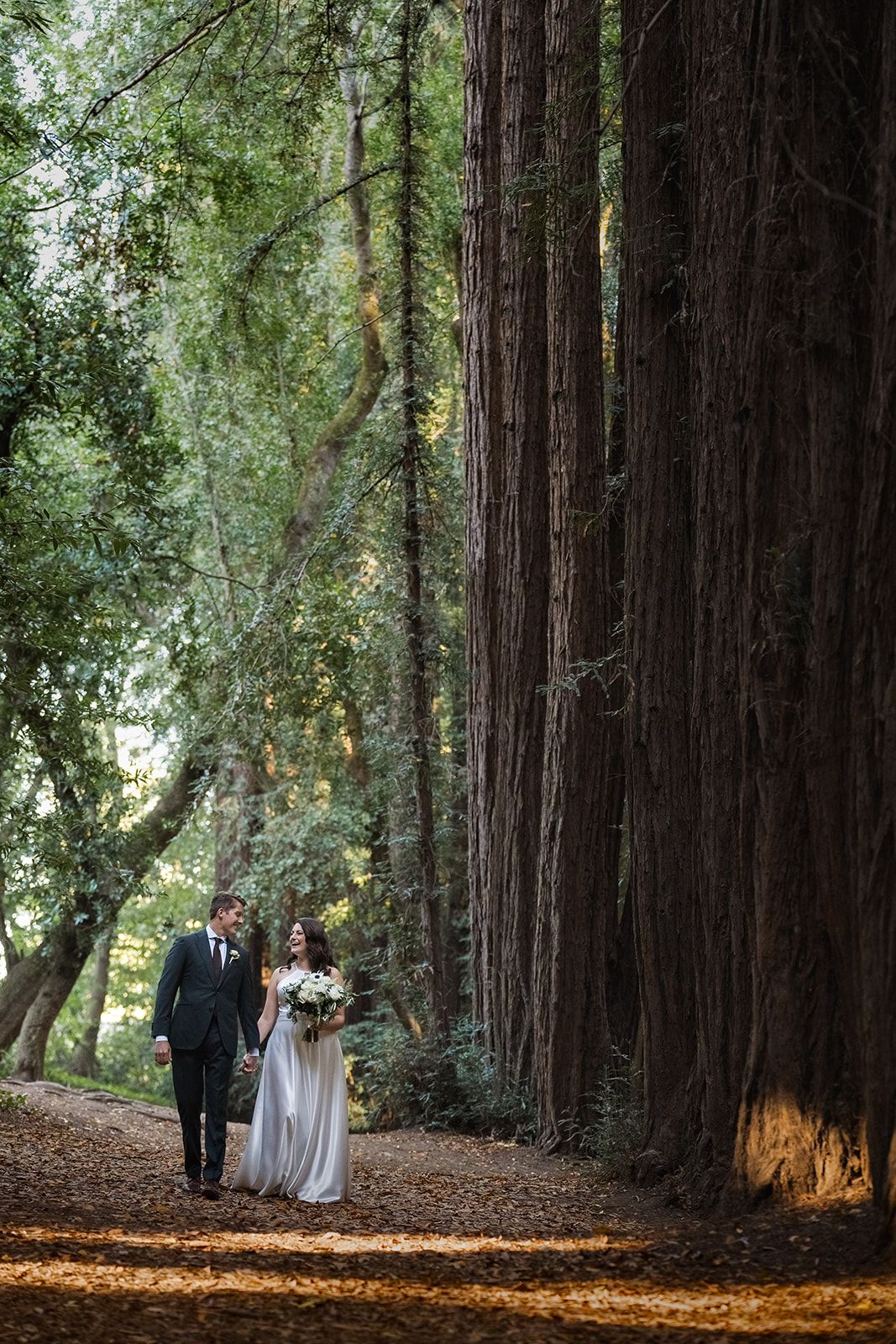 redwoods elopement at old mill park, mill valley, Portraits Through the Old Mill Park Redwoods