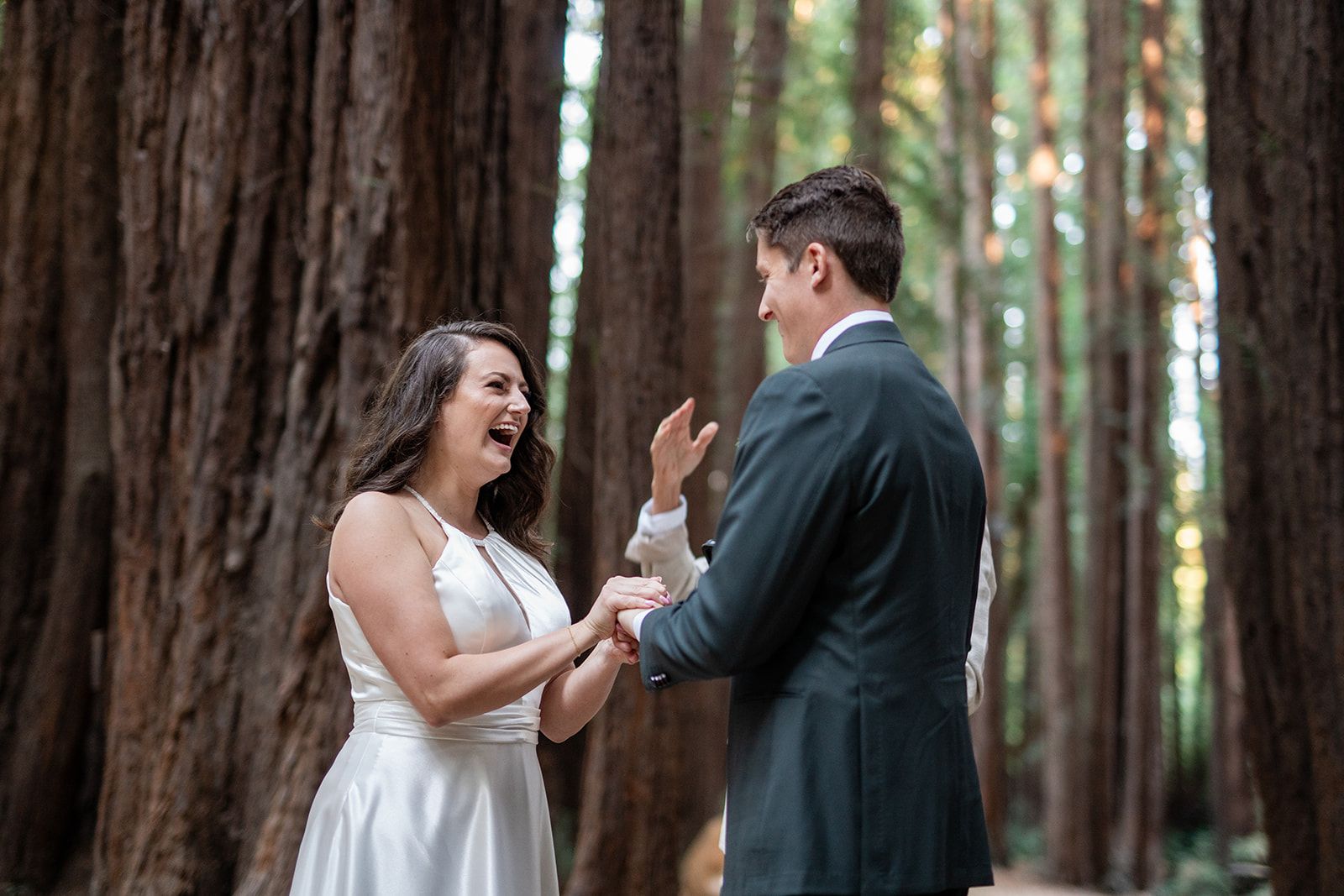 redwoods elopement at old mill park, mill valley, Portraits Through the Old Mill Park Redwoods