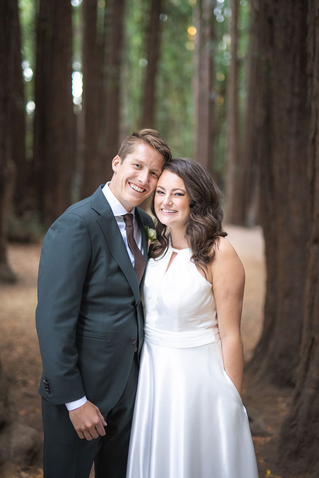 elopement at Old Mill Park in Mill Valley, Portraits Through the Old Mill Park Grounds