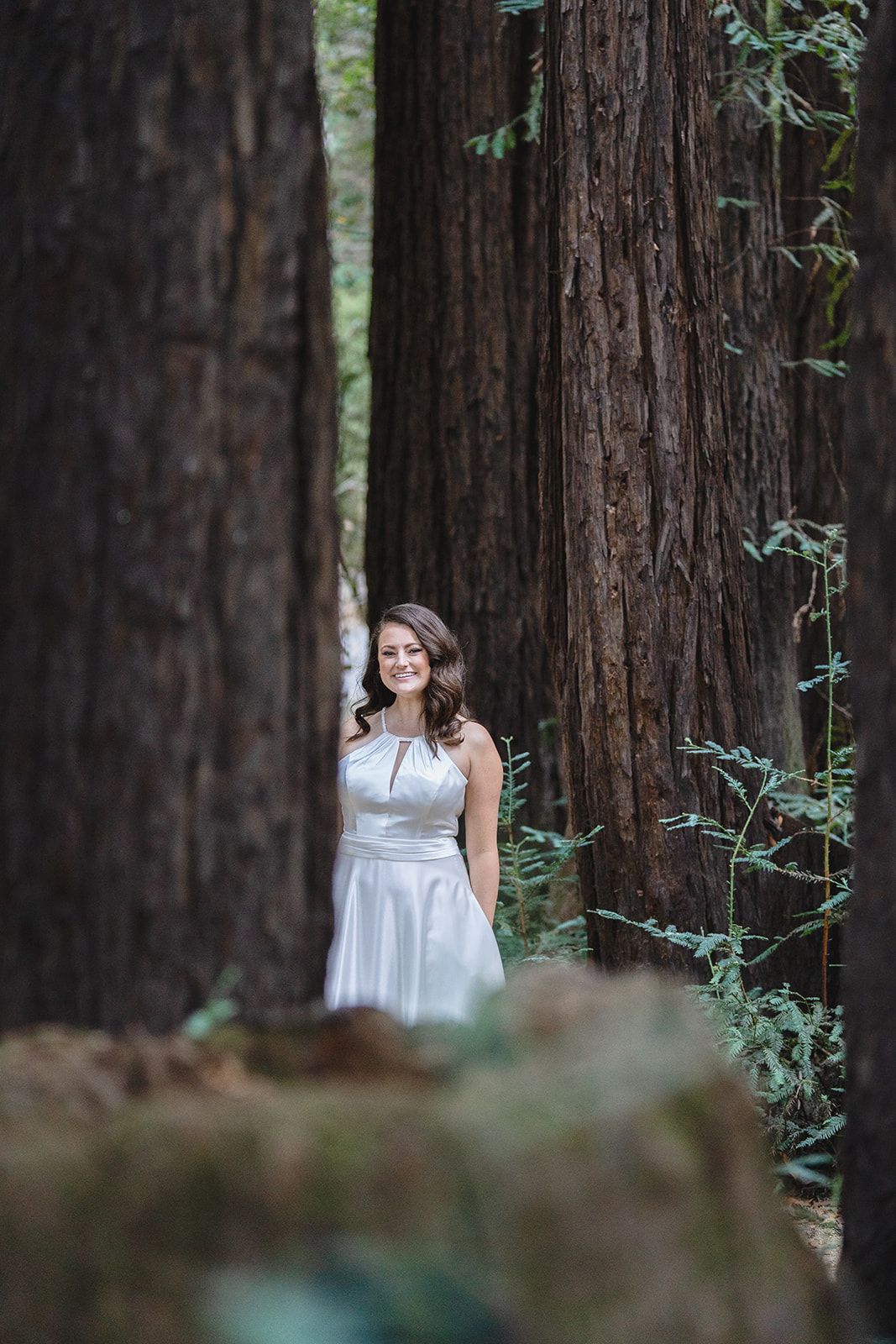 redwoods elopement at old mill park, mill valley, Dinner, Cake, and a First Dance