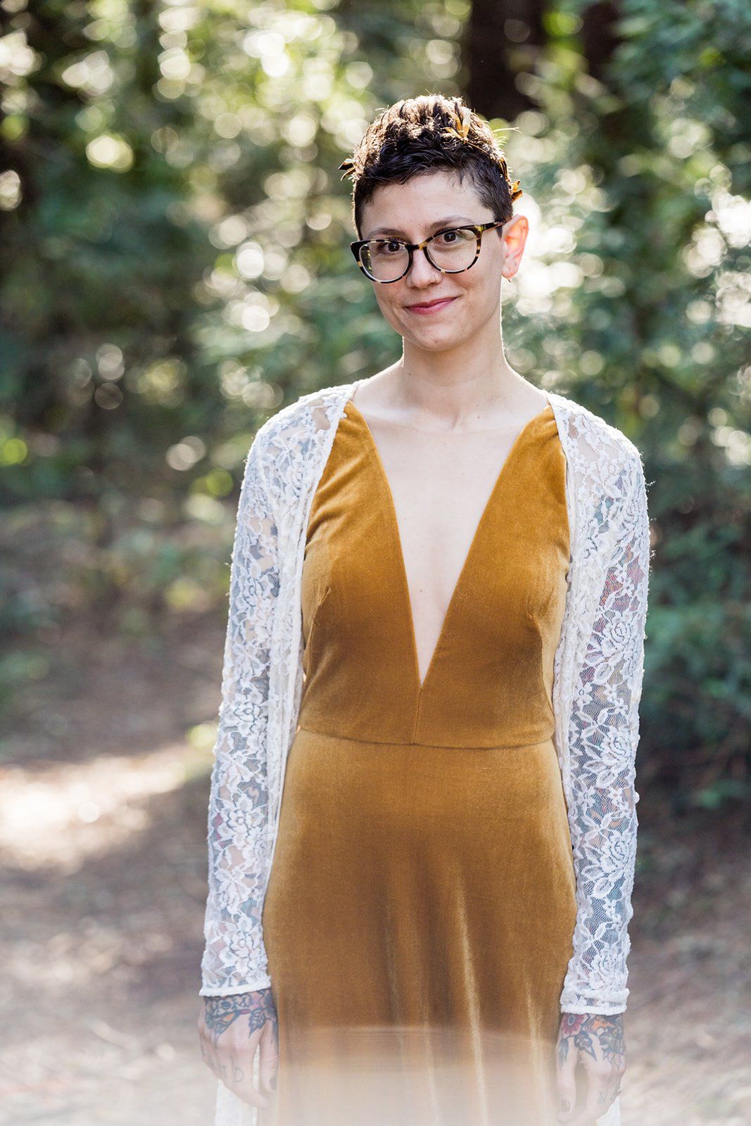 oakland backyard micro wedding, Portraits in the Park