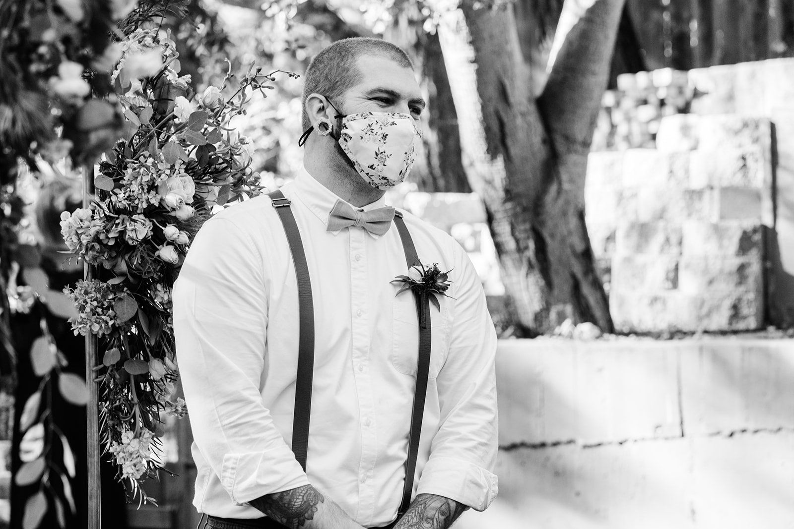 oakland backyard micro wedding, The Intimate Oakland Ceremony in the Backyard
