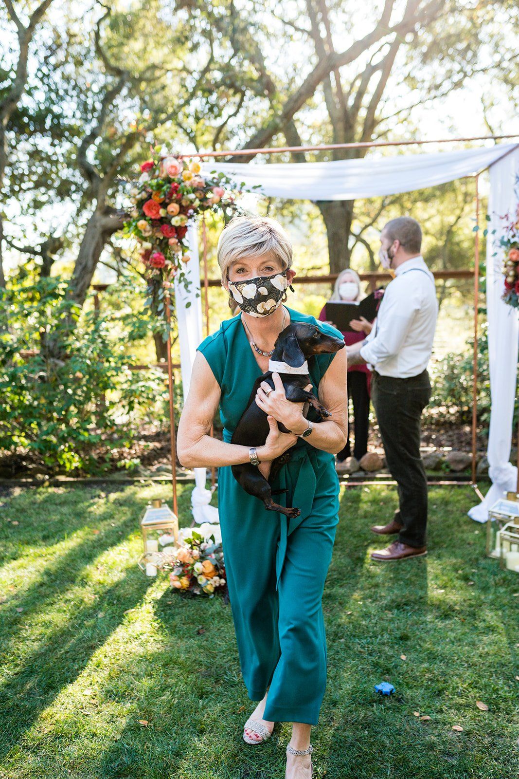 oakland backyard micro wedding, The Intimate Oakland Ceremony in the Backyard