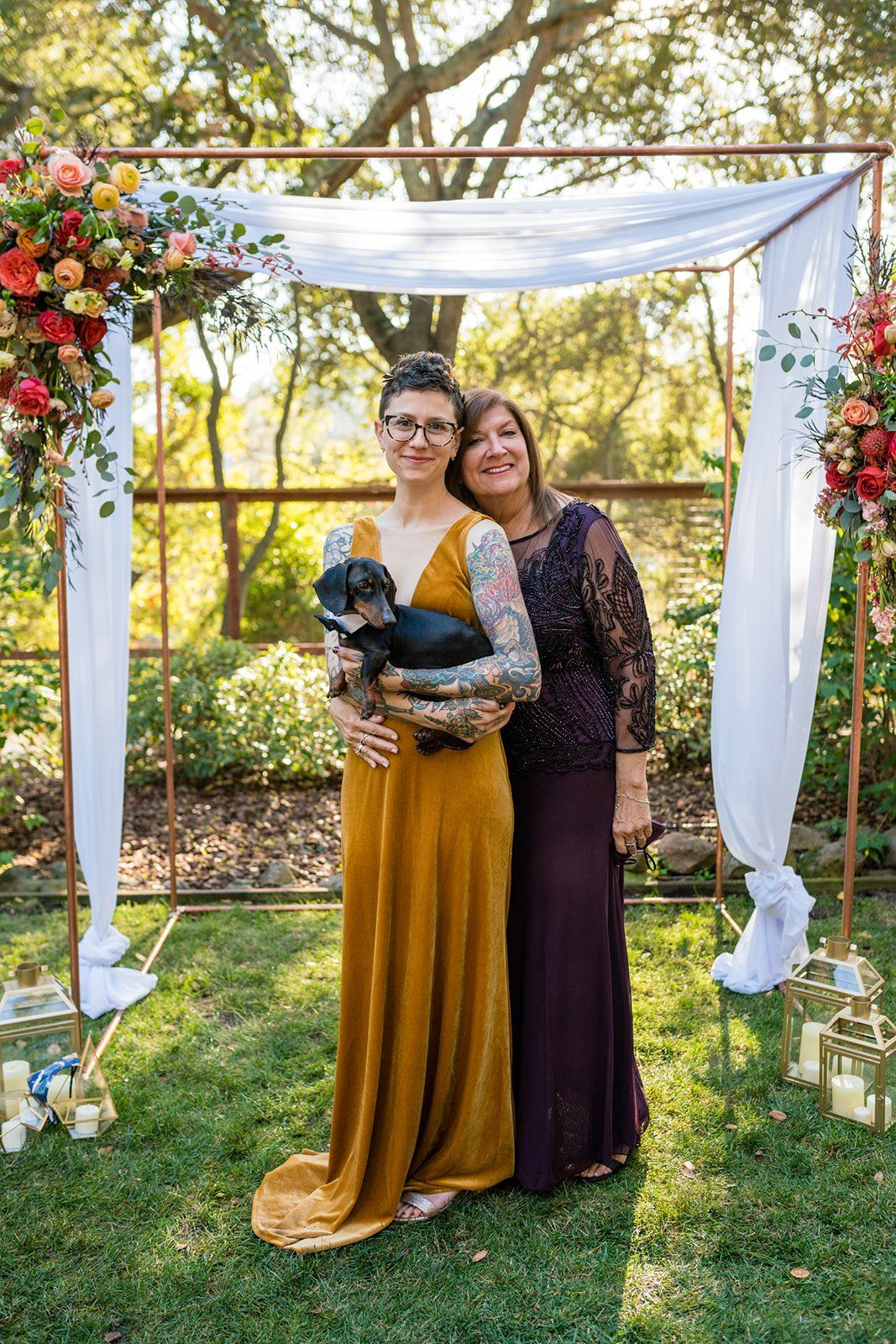 oakland backyard micro wedding, The Intimate Oakland Ceremony in the Backyard
