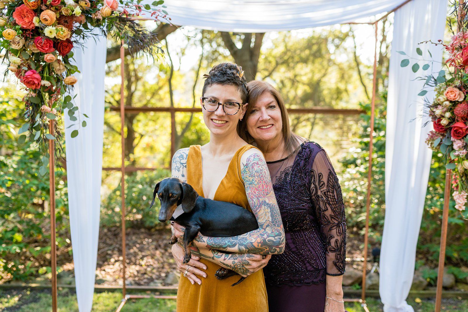 oakland backyard micro wedding, The Intimate Oakland Ceremony in the Backyard