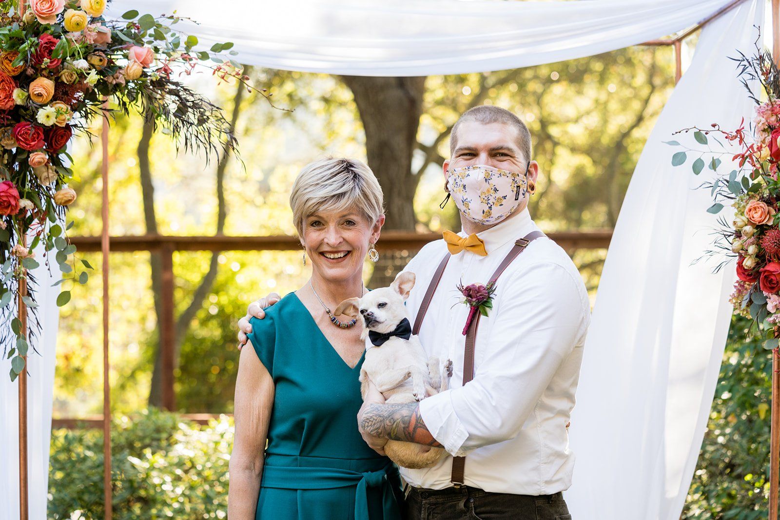 oakland backyard micro wedding, The Intimate Oakland Ceremony in the Backyard