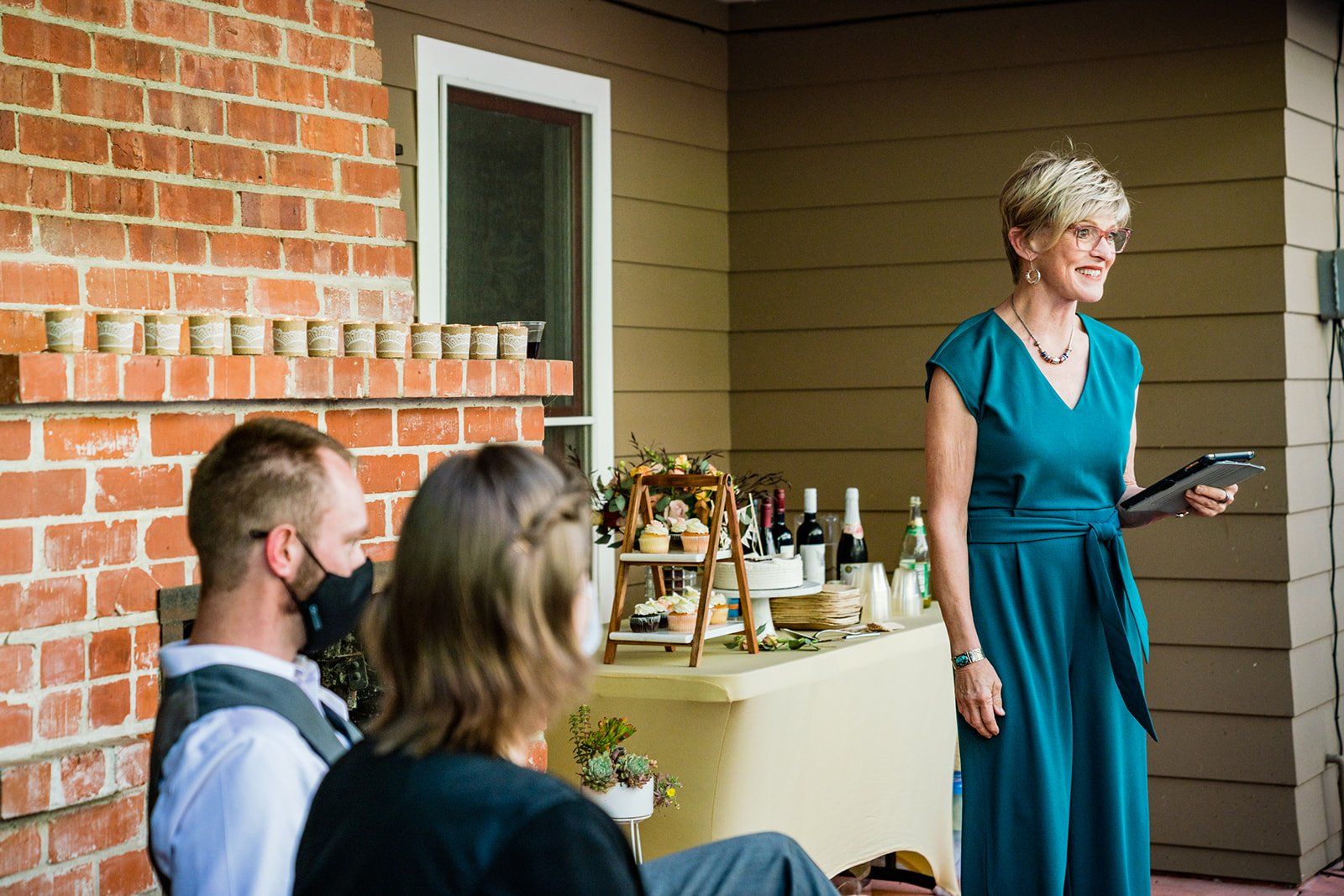 oakland backyard micro wedding, The Intimate Oakland Ceremony in the Backyard