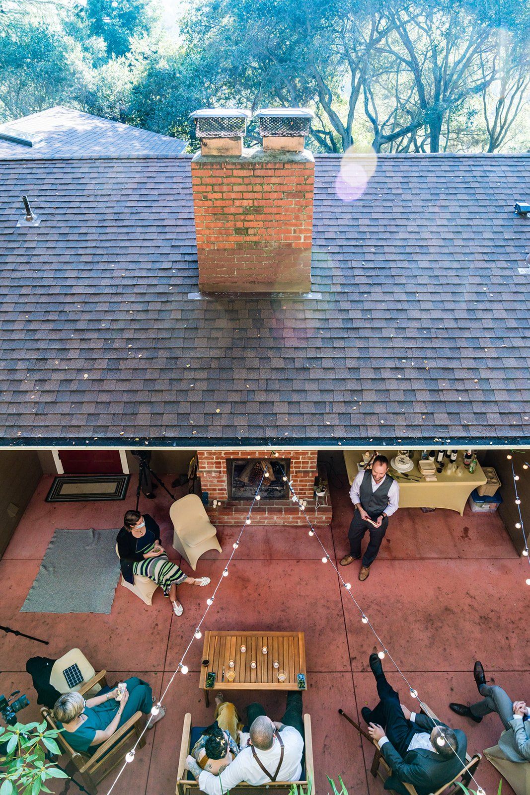 oakland backyard micro wedding, First Dance in the Oakland Backyard