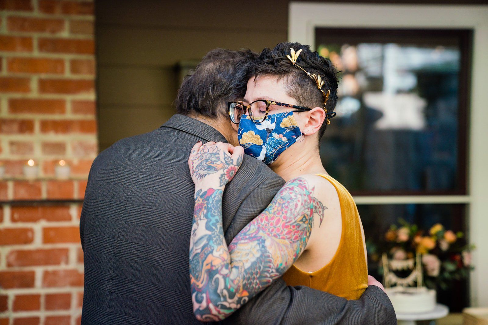 oakland backyard micro wedding, Portraits in the Park