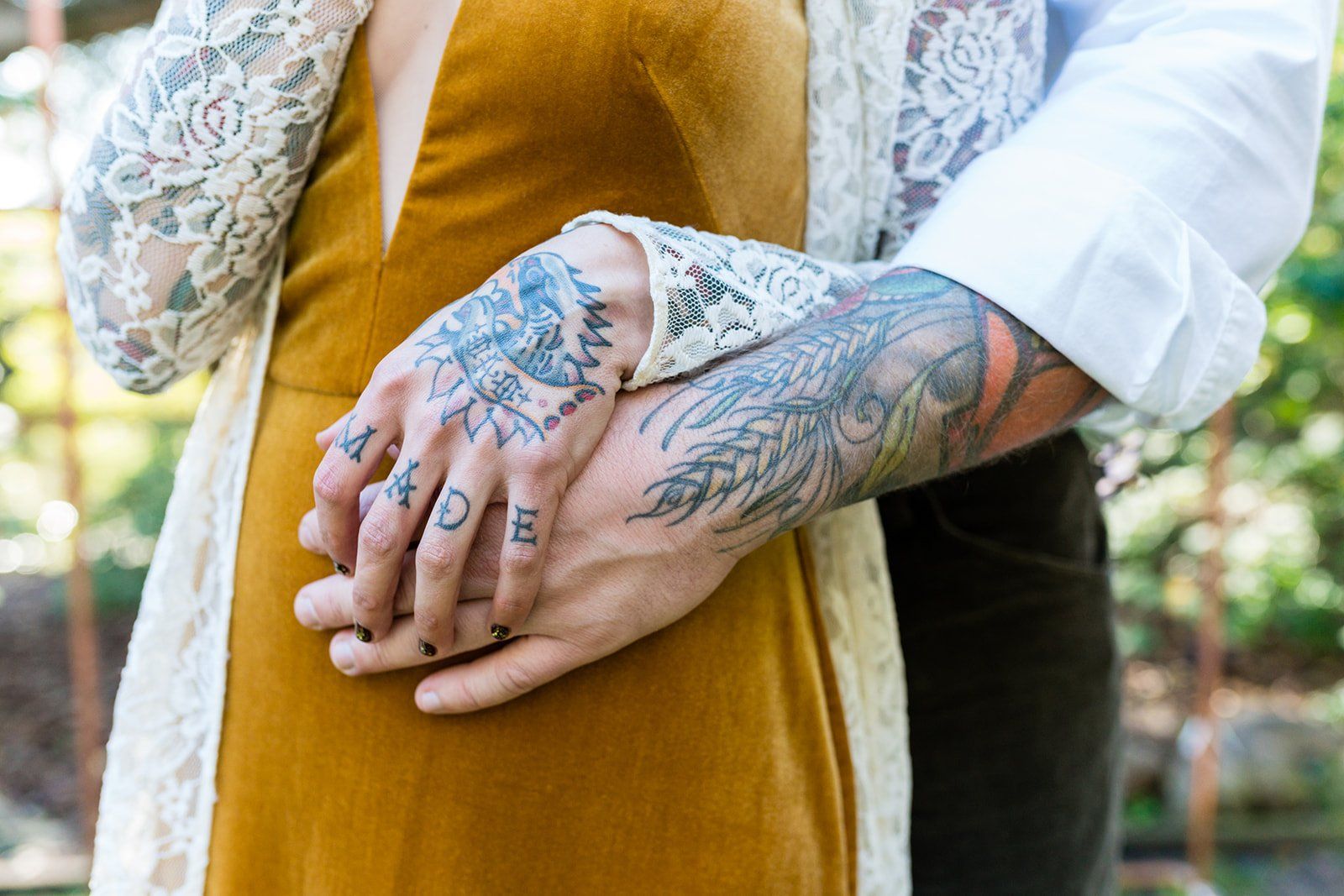 oakland backyard micro wedding, Portraits in the Park