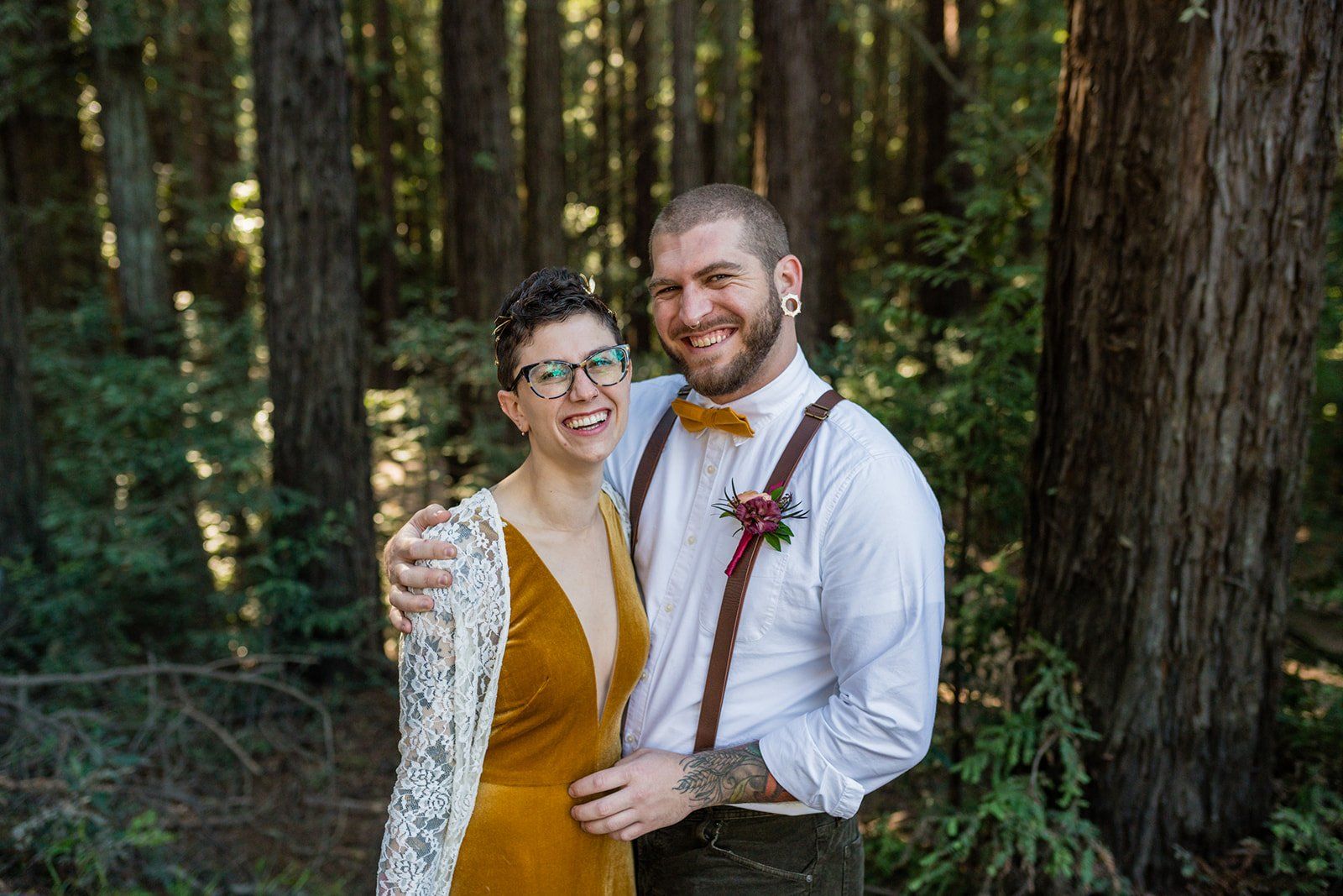oakland backyard micro wedding, Portraits in the Park