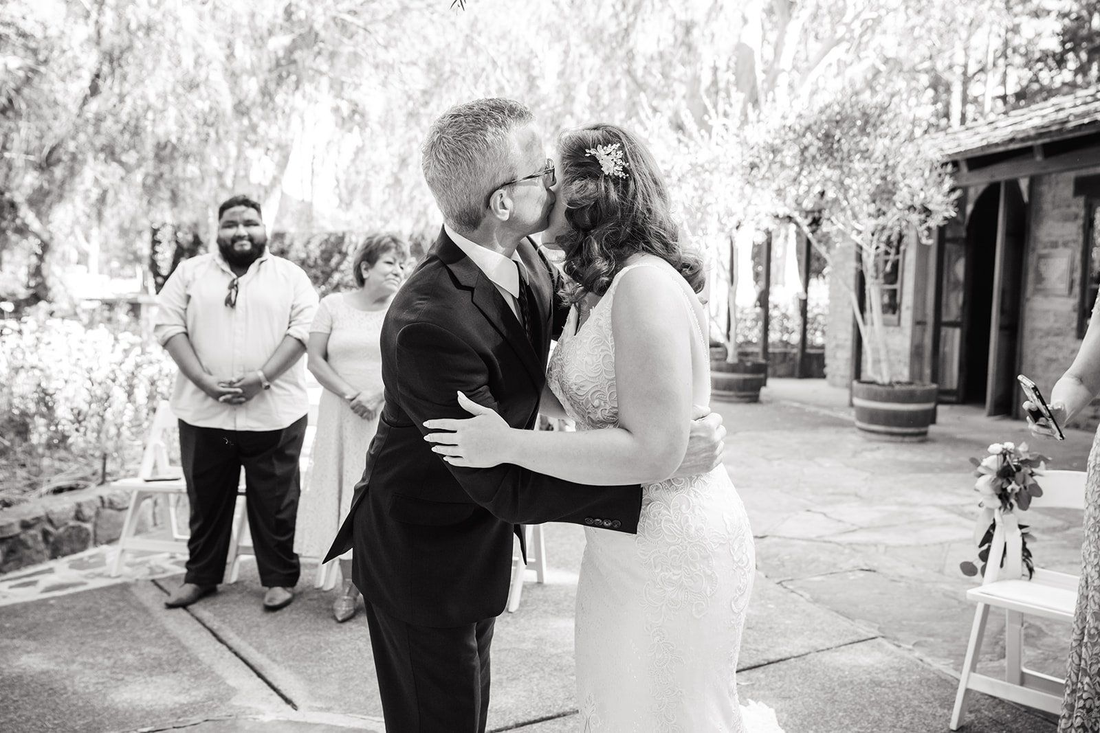 destination vineyard minimony planned from iowa cline 8 guests, The Ceremony