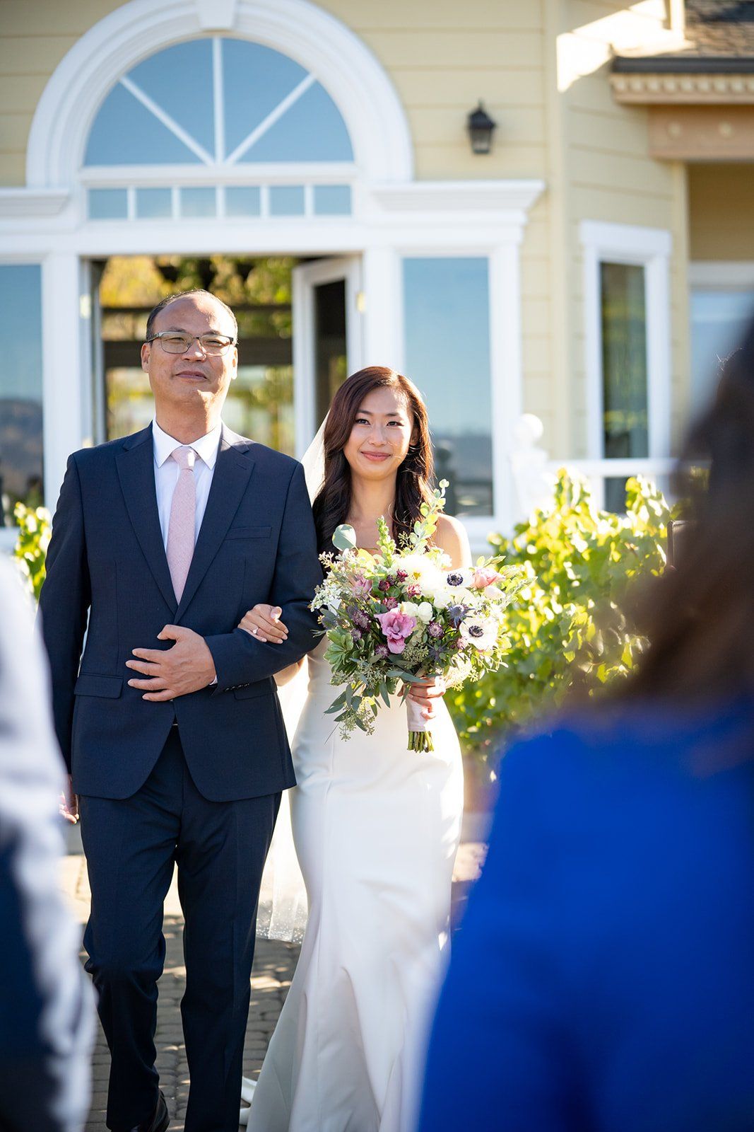 ranch-airbnb micro wedding with coastal views, SLO, Vows by the Fountain at Clover Ridge Ranch