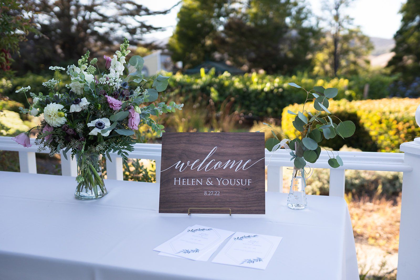ranch-airbnb micro wedding with coastal views, SLO, Dinner in the Backyard