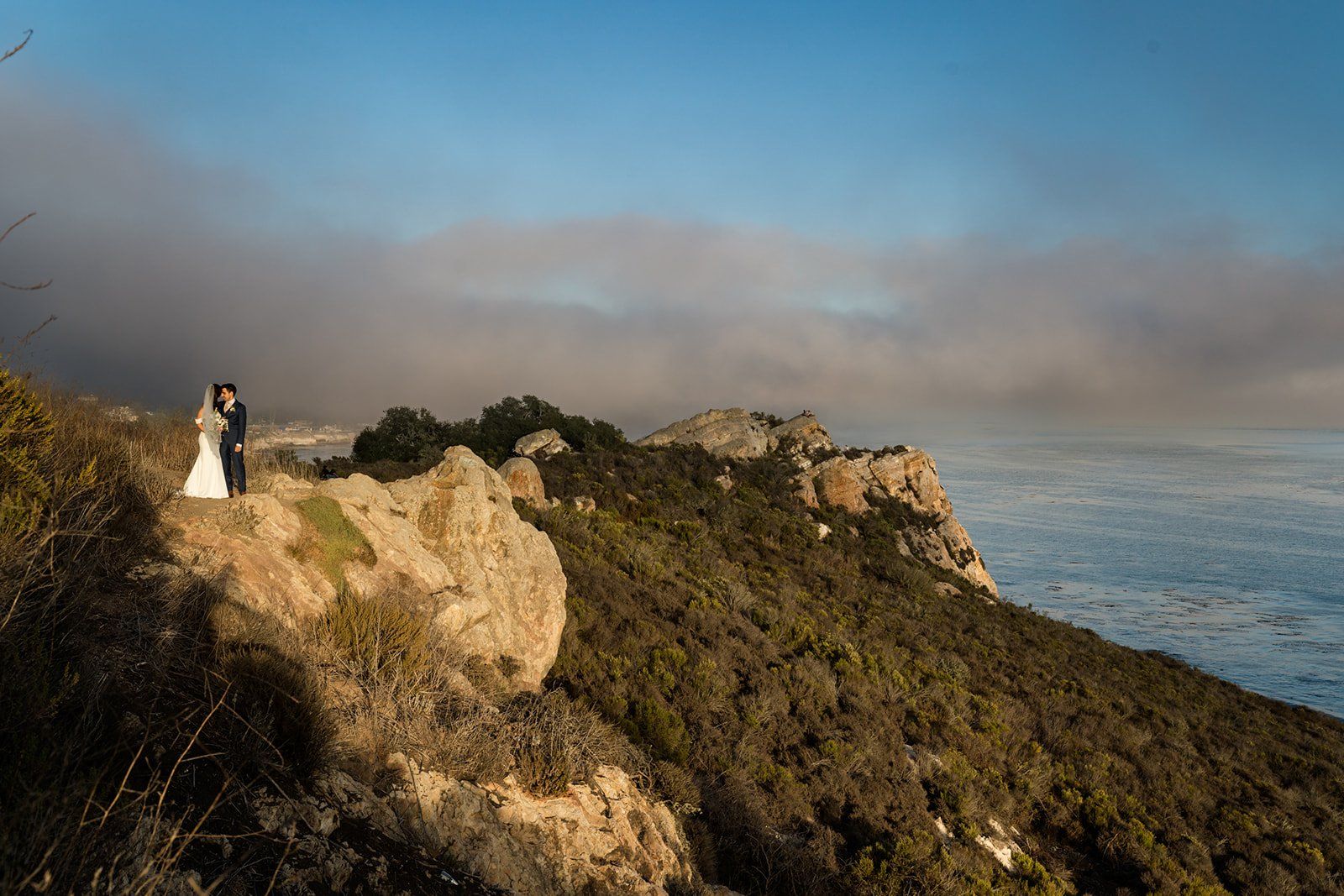 ranch-airbnb micro wedding with coastal views, SLO, A Drive to the Coast for a 9-Guest SLO Micro Wedding