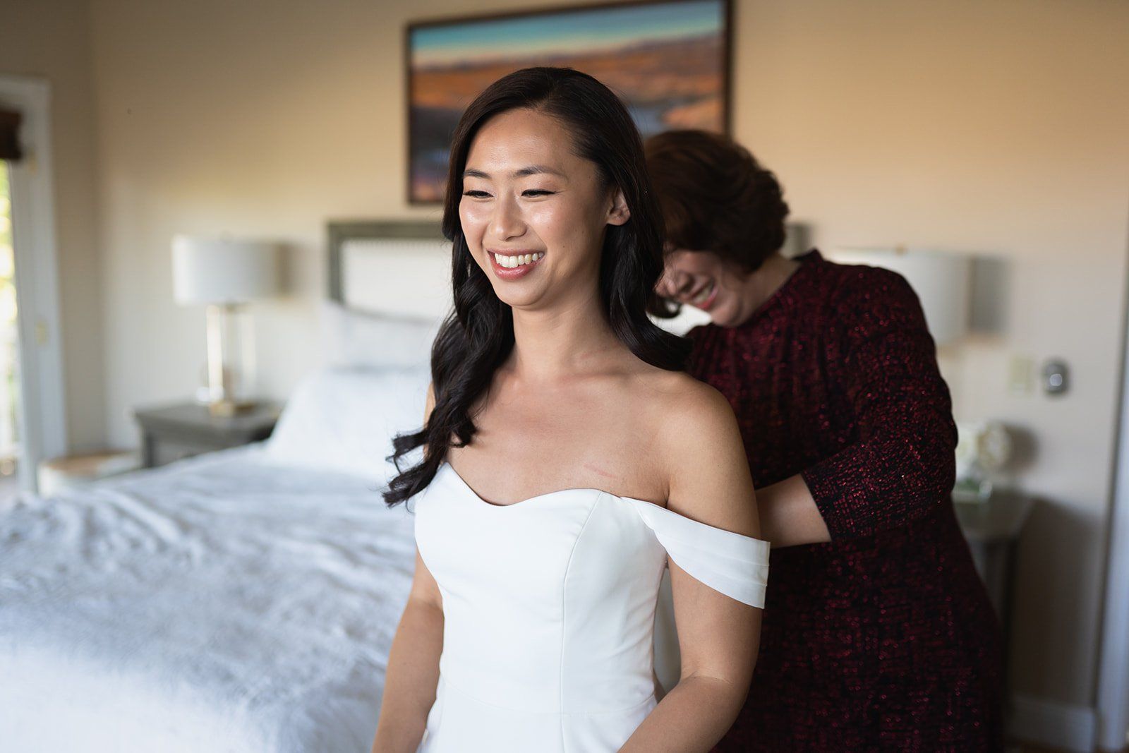 ranch-airbnb micro wedding with coastal views, SLO, Getting Ready at Clover Ridge Ranch-Airbnb