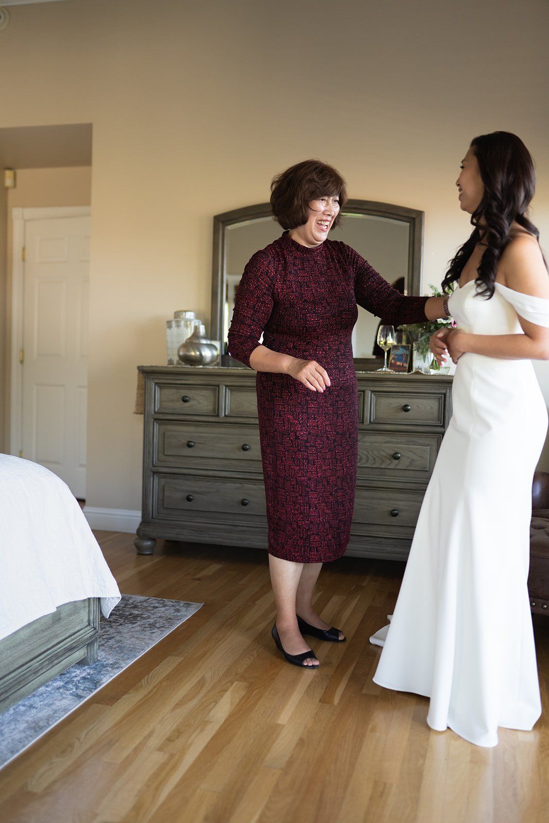 ranch-airbnb micro wedding with coastal views, SLO, Getting Ready at Clover Ridge Ranch-Airbnb