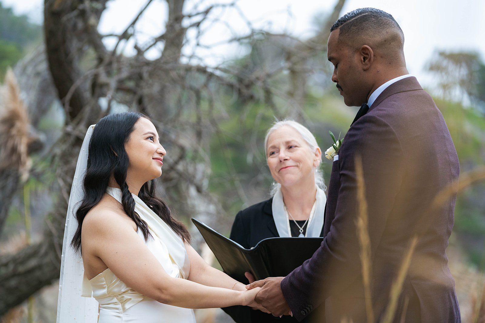 two-person elopement at wander anchor bay, A Gualala Coast Elopement. Walking In Together