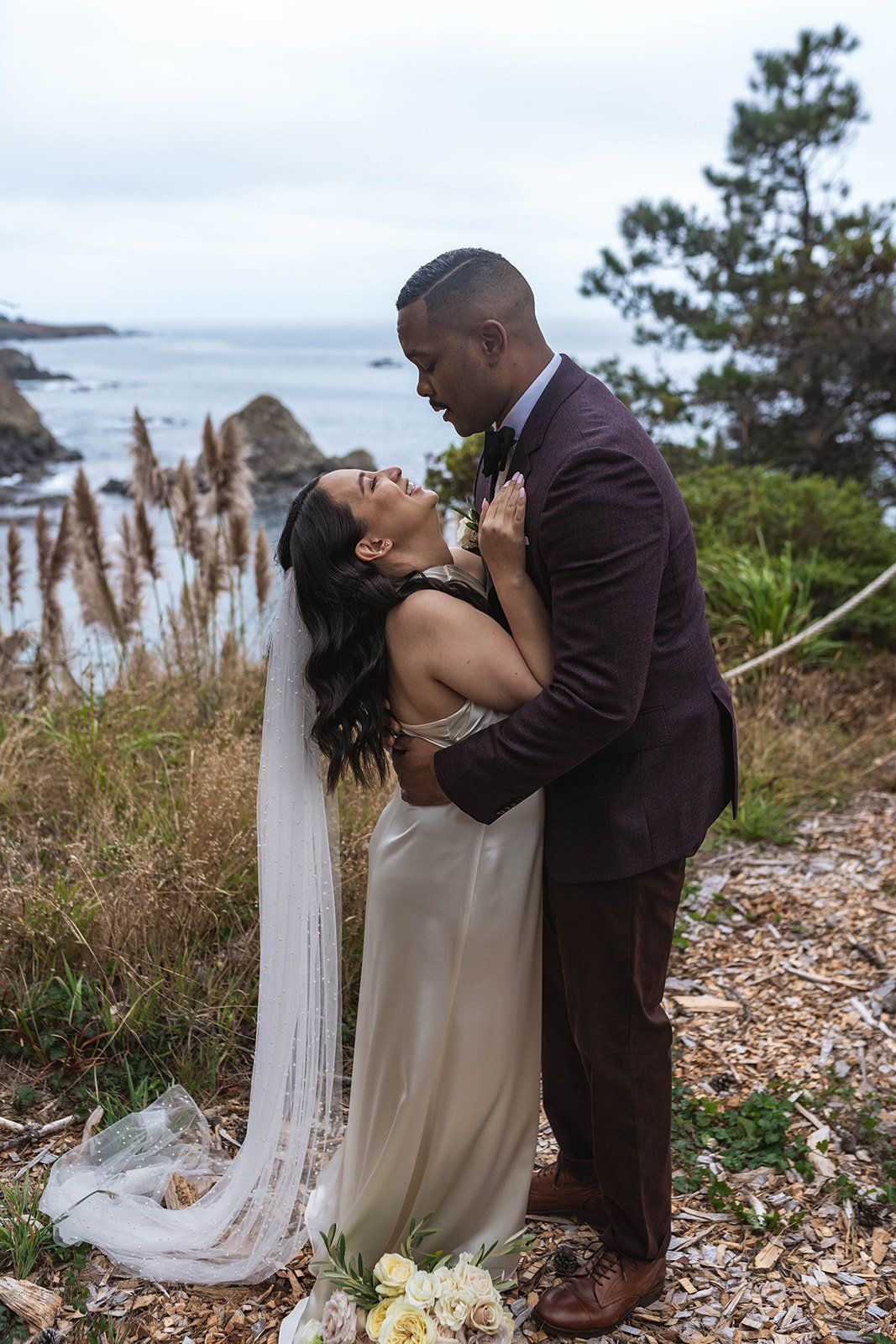 two-person elopement at wander anchor bay, Portraits on the Anchor Bay Coast