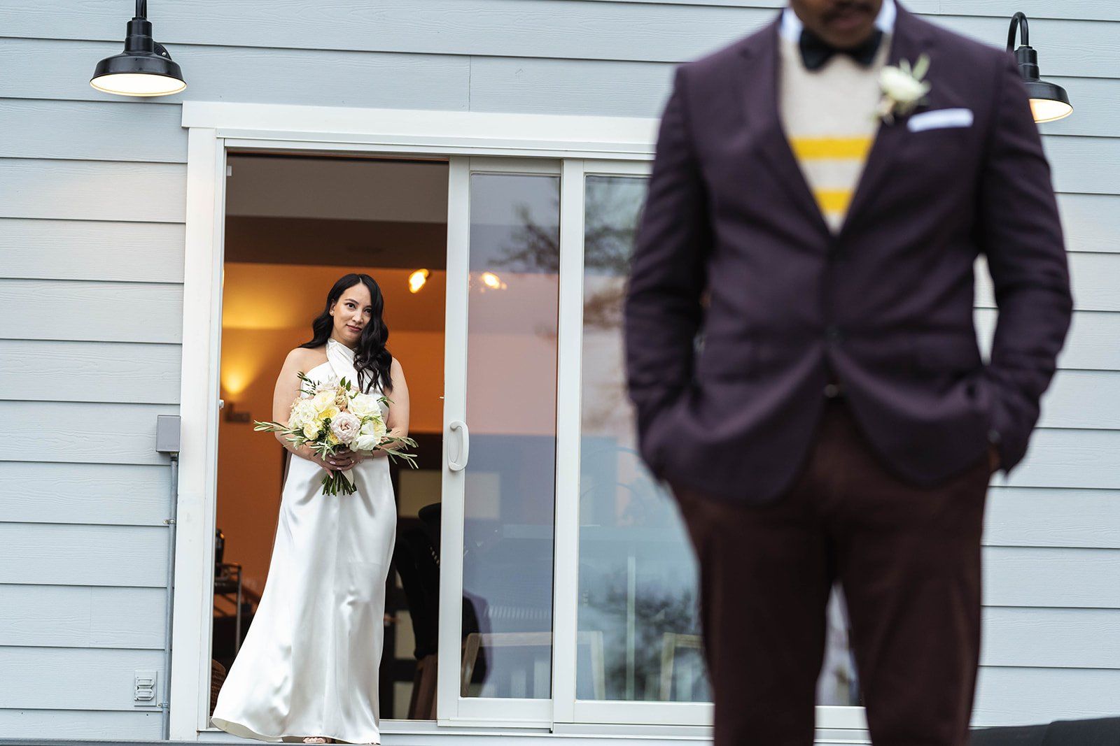 two-person elopement at wander anchor bay, A Gualala Coast Elopement. Walking In Together