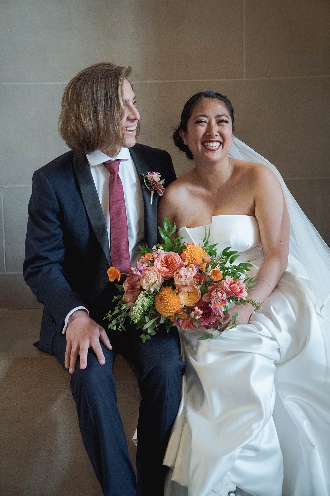 restaurant micro wedding at fable, sf, Portraits Under the Rotunda