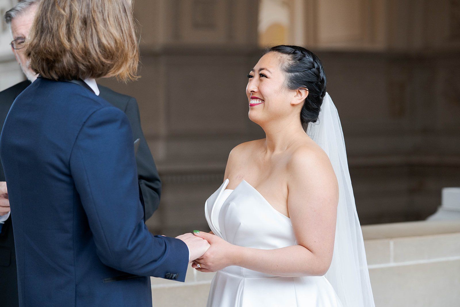 restaurant micro wedding at fable, sf, Married Under the Dome. This SF Mission Restaurant Wedding Began at City Hall