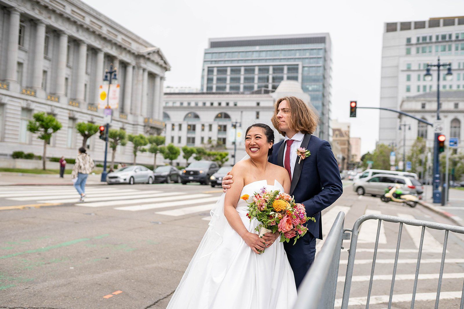 restaurant micro wedding at fable, sf, Portraits Under the Rotunda
