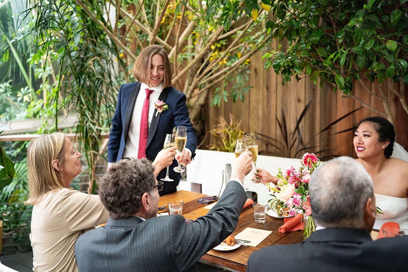 restaurant micro wedding at fable, sf, Portraits Under the Rotunda