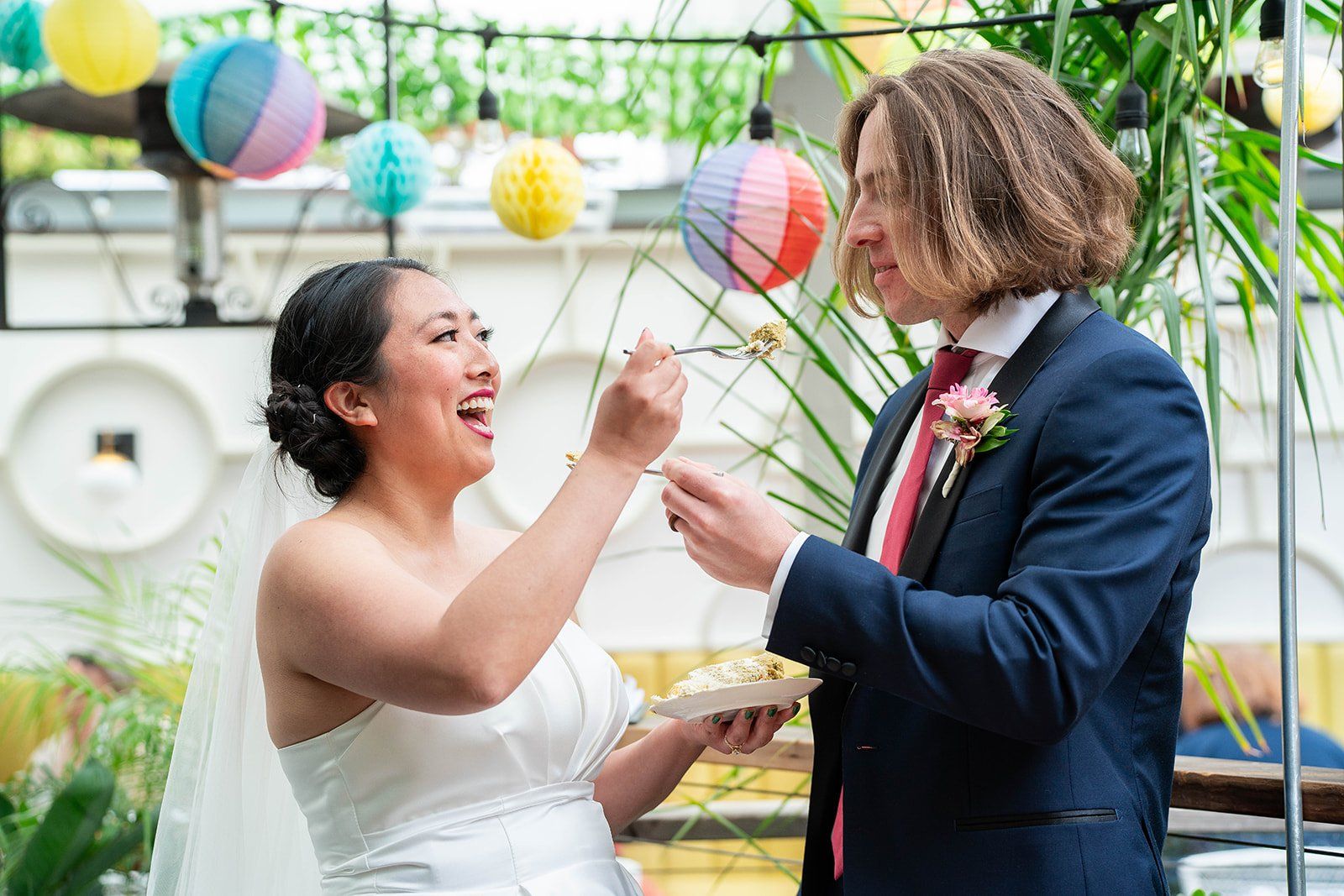 restaurant micro wedding at fable, sf, A Long Lunch on Fable's Garden Patio, an Intimate SF Dinner Wedding
