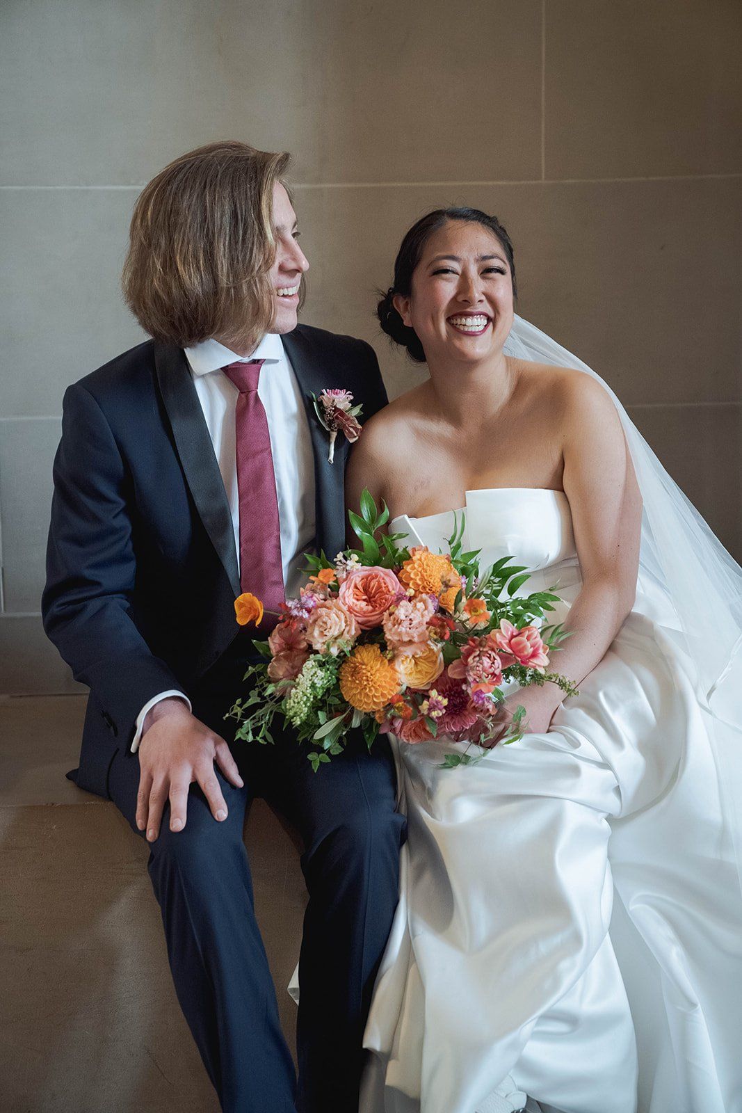restaurant micro wedding at fable, sf, Portraits Under the Rotunda