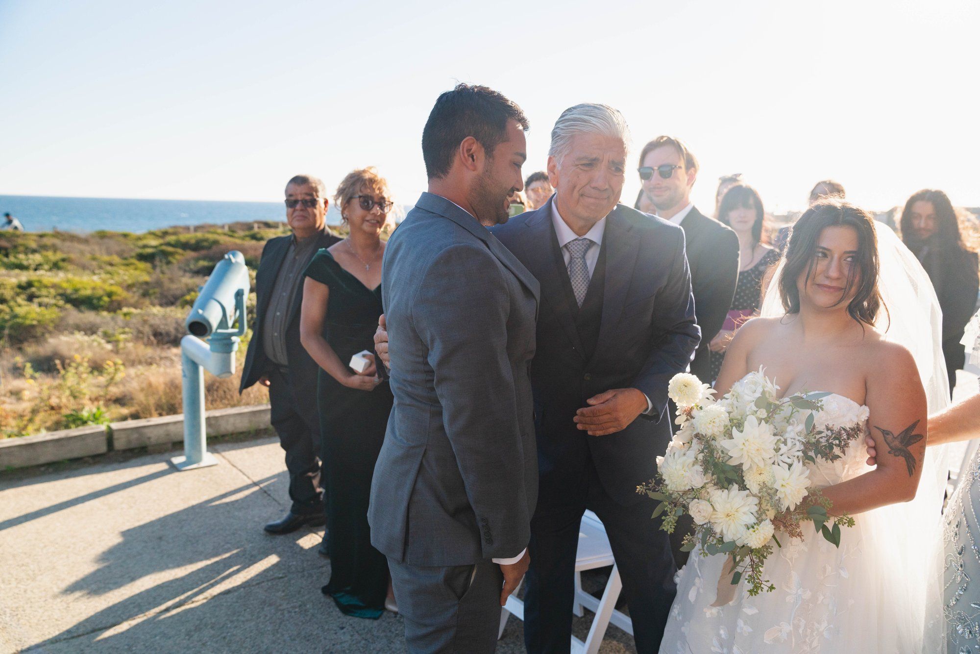 marine-center micro wedding at the Seymour Center, Santa Cruz, Married on the Bluff, a Santa Cruz Aquarium Wedding at the Seymour Center
