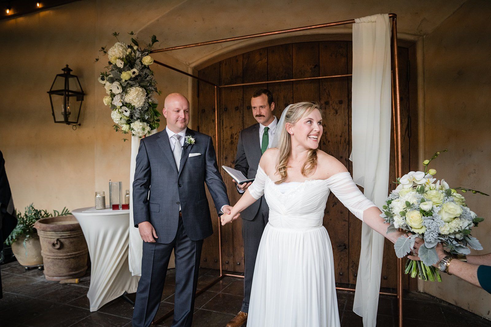 intimate carmel wedding at tehama golf club, Vows at Tehama, an Intimate Carmel Wedding at the Golf Club