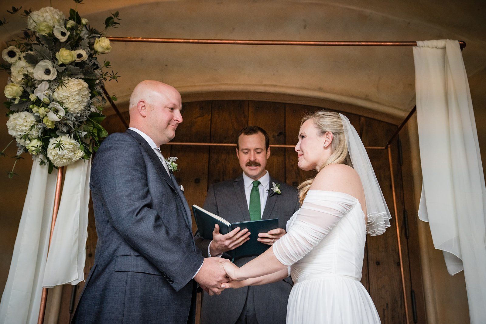 intimate carmel wedding at tehama golf club, Vows at Tehama, an Intimate Carmel Wedding at the Golf Club