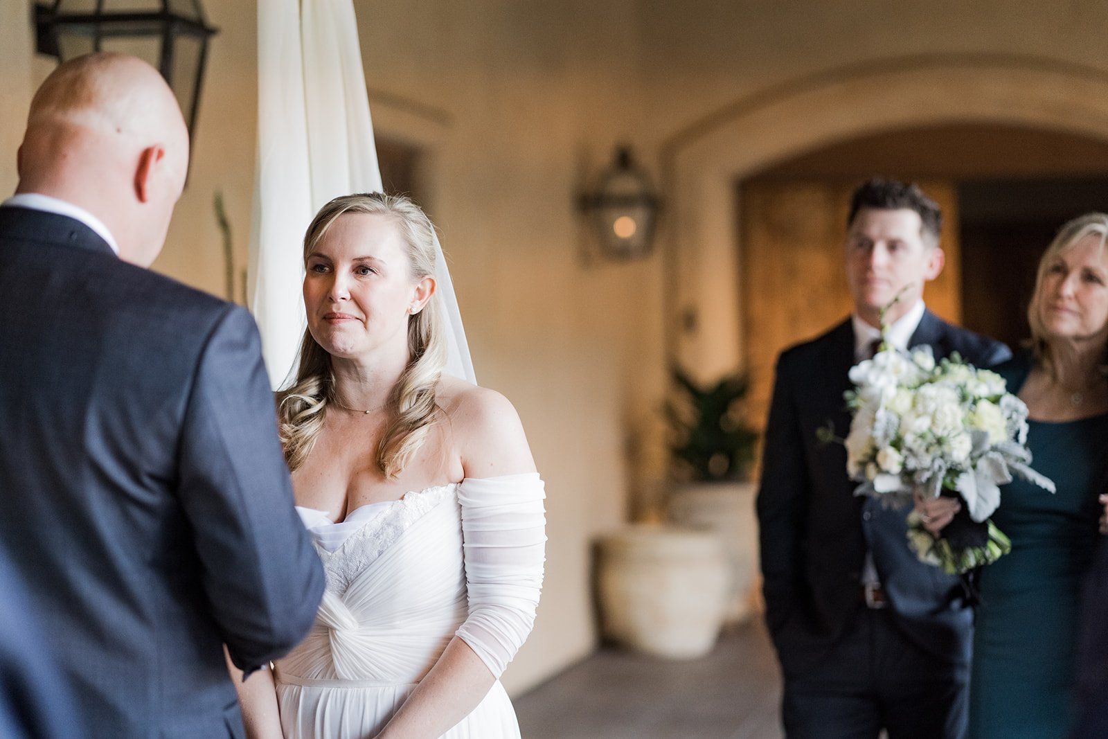 intimate carmel wedding at tehama golf club, Vows at Tehama, an Intimate Carmel Wedding at the Golf Club