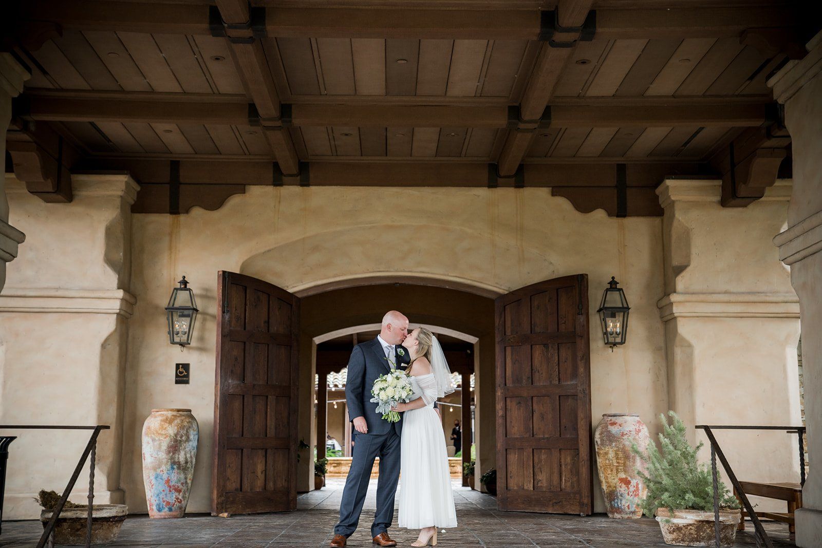 intimate carmel wedding at tehama golf club, On the Ridge Above Carmel Valley, a 9-Guest Carmel Golf Club Wedding