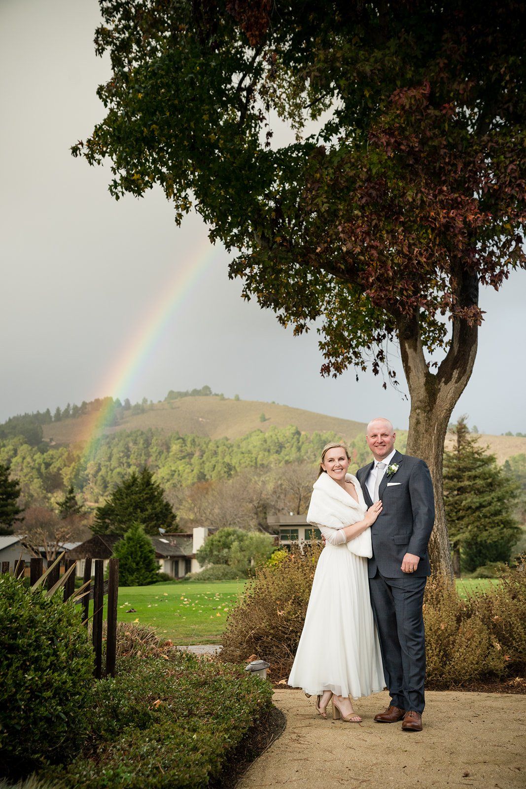 intimate carmel wedding at tehama golf club, On the Ridge Above Carmel Valley, a 9-Guest Carmel Golf Club Wedding